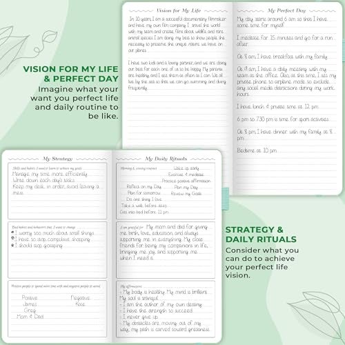 GoGirl Planner and Organizer for Women – Pocket Weekly Planner, Goals Journal & Agenda for Time Management & Productivity. Undated (Mint Green) - Image 5