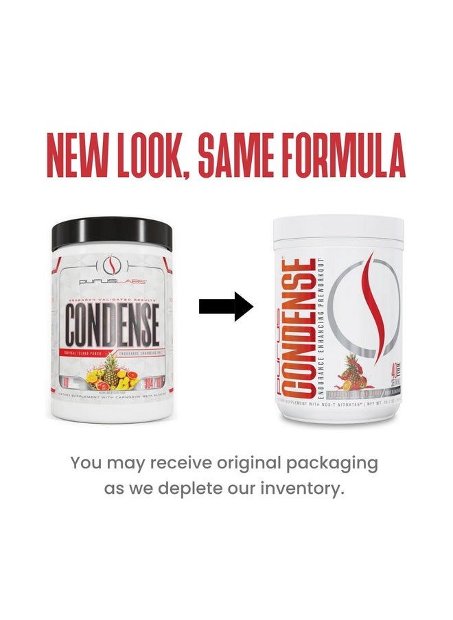 Purus Labs Condense Preworkout Powder, 40 Servings (Tropical Island Punch)  - Image 2