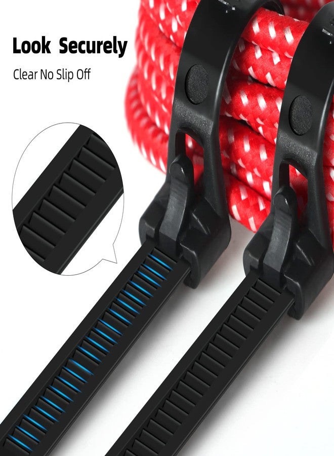 VTECHOLOGY 100Pcs Reusable 24 Inch Heavy Duty Industrial Zip Ties,Releasable Black Cable Ties, Nylon Adjustable Tie wrap,Reusable Zip Toes Tie Straps For Garden Plant Secure Vine, Home, Office Use - Image 4