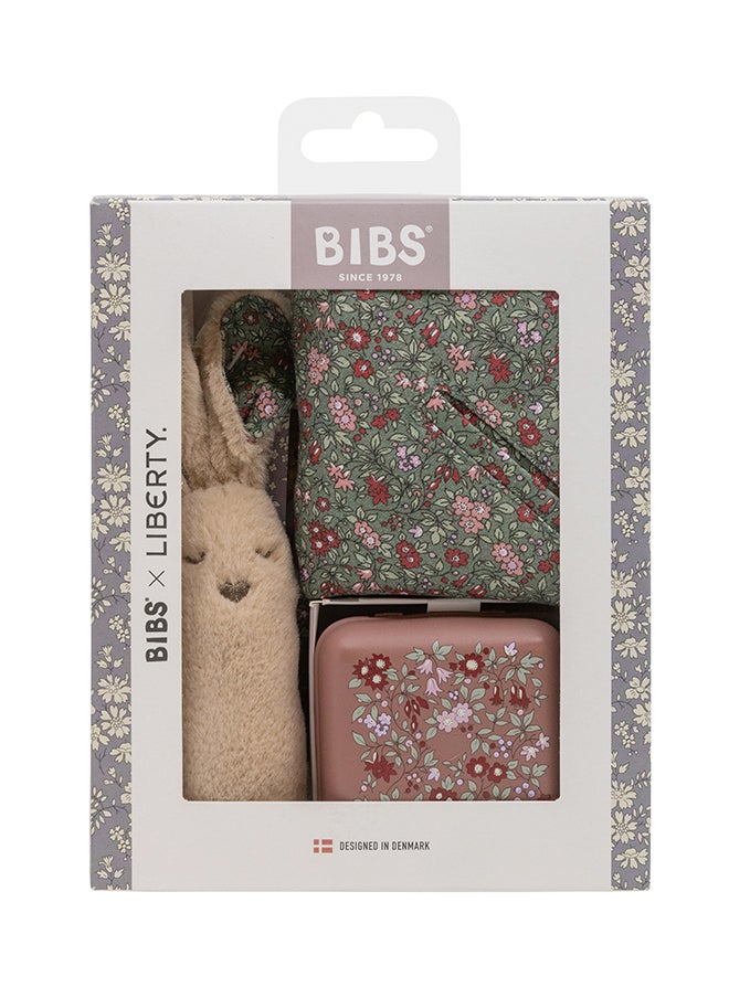 BIBS Liberty Limited Edition Xmas Baby Gift Bundle – Chamomile Lawn / Woodchuck  - Image 4