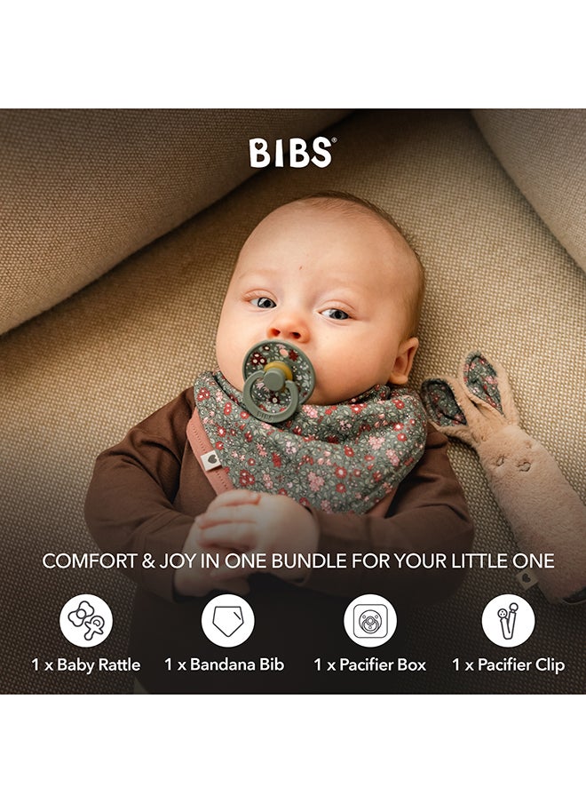 BIBS Liberty Limited Edition Xmas Baby Gift Bundle – Chamomile Lawn / Woodchuck  - Image 5