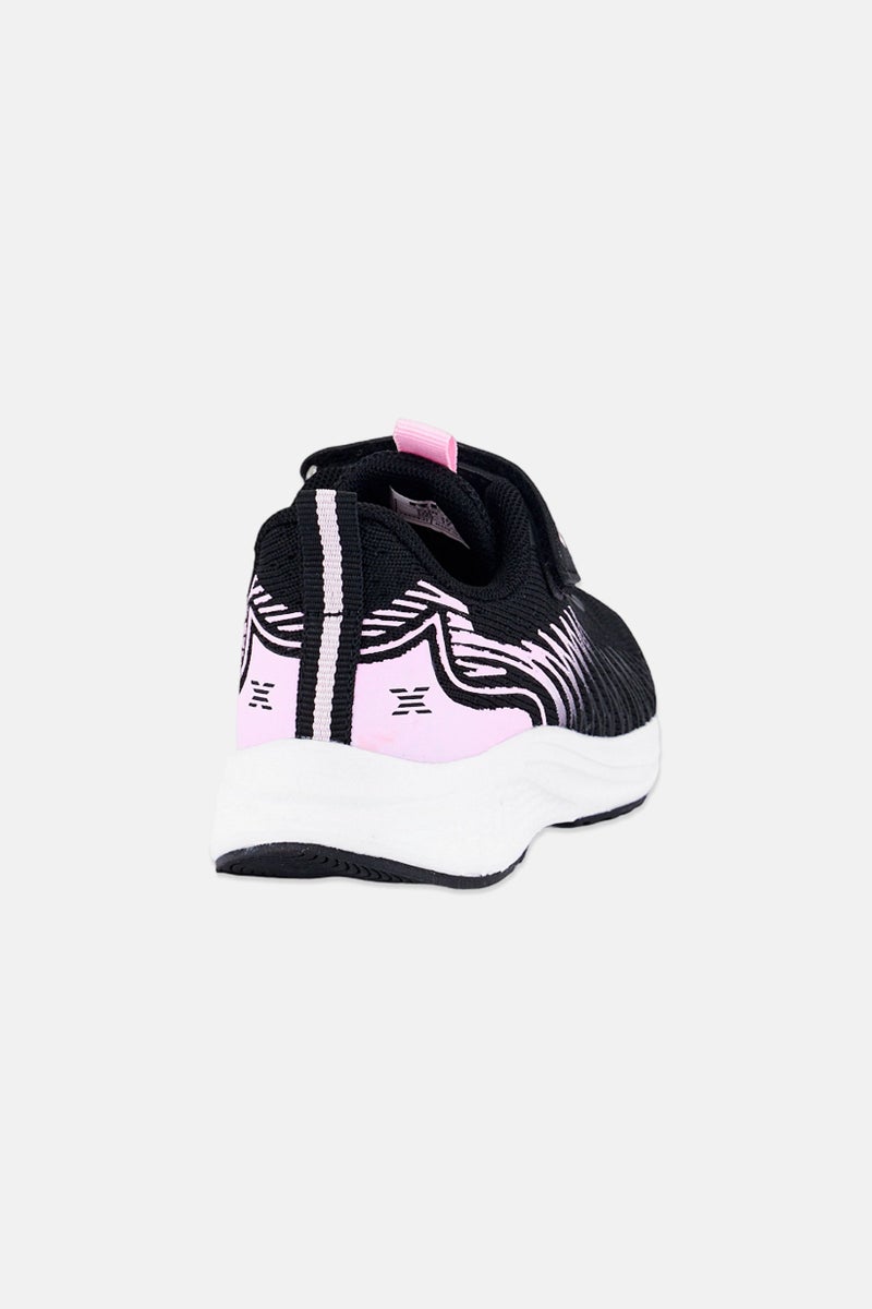 RBX Toddlers Girl Velcro Closure Outdoor Shoes, Black - Image 2