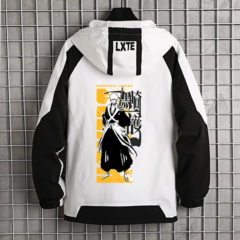 Bleach Death Millennium Bloody War Animation Surrounding Clothes Kurosaki Yihu Rukia Joint Jacket Coat New - Image 1