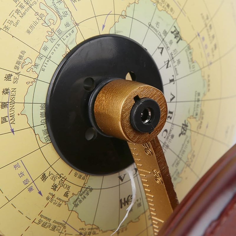 Antique Belt Lamp World Globe 25CM 3D Rotating Desktop Decorative Geography Globe - Image 4