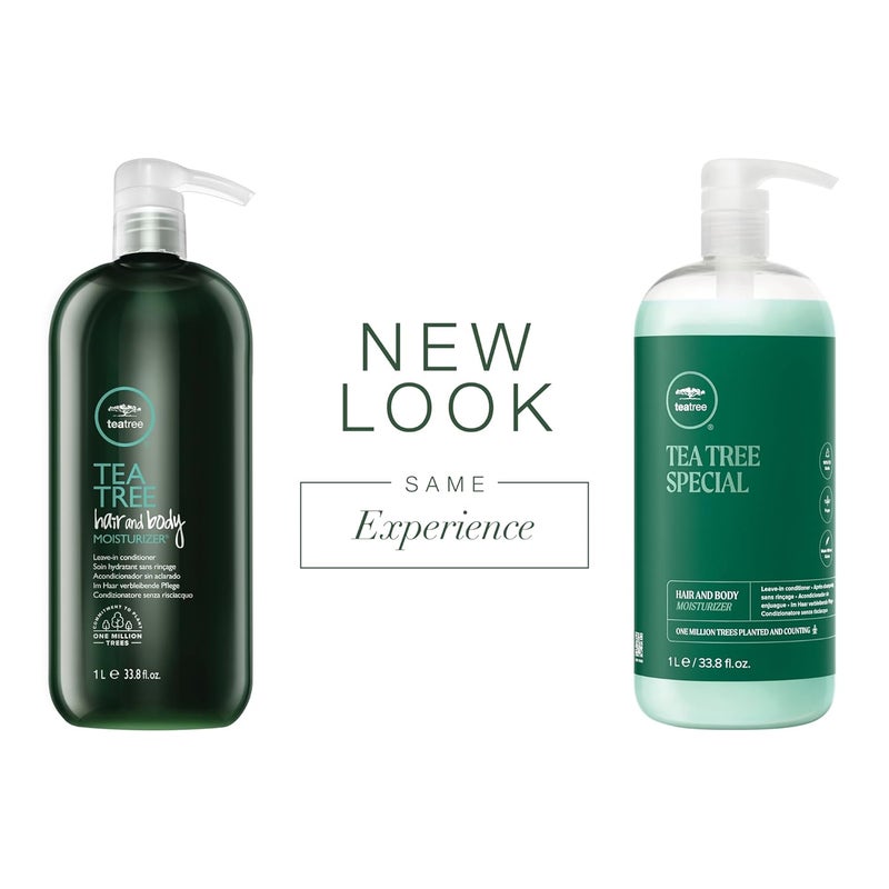 Teatree Hair and Body Moisturizer Leave-In Conditioner, Body Lotion, After-Shave Cream, For All Hair + Skin Types - Image 2