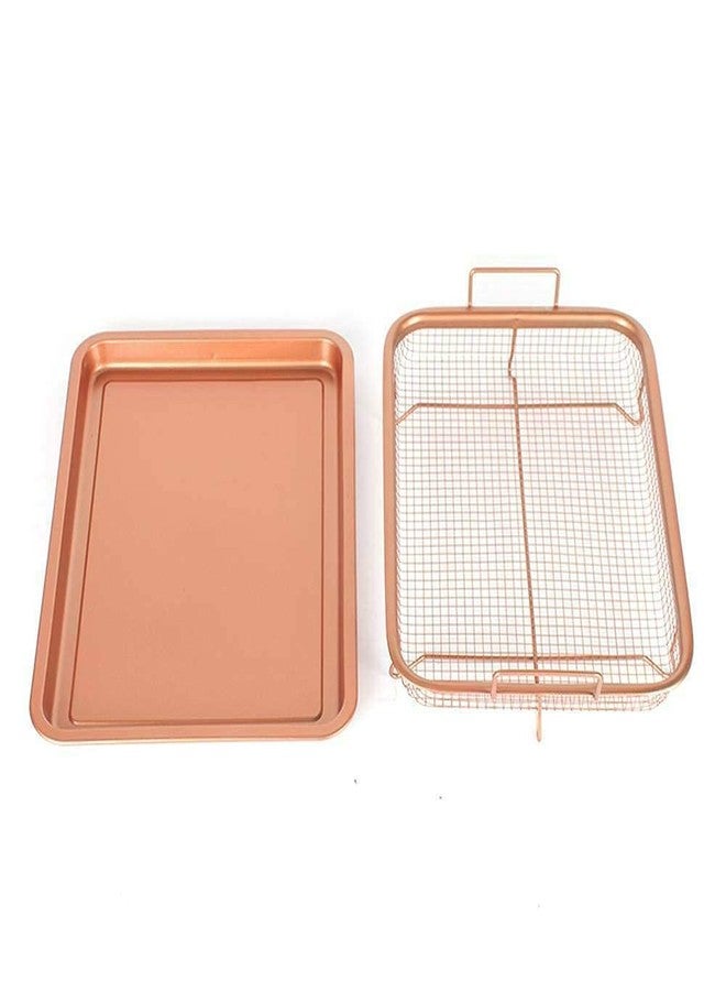 Mishrit Oven Crisper Tray Uses Hot Air to Crisp and Fry Food Without Oil or Unhealthy Fats (Multi Color,Pack of 1) - Image 4