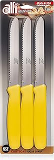 Alfi All-Purpose Knives Aerospace Precision Rounded Tip - Home And Kitchen Supplies - Serrated Steak Knives Set, Made - Image 1