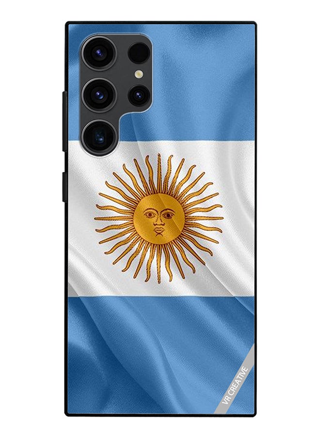 VR CREATIVE Protective Case Cover For Samsung Galaxy S24 Ultra Argentina Design Multicolour - Image 1