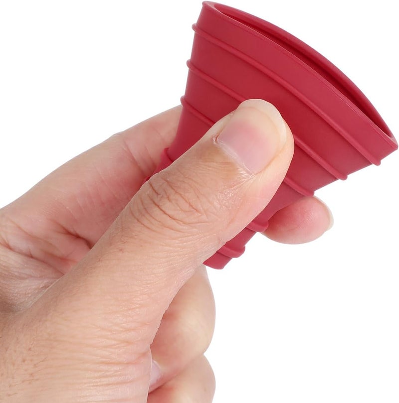 NUOLUX NUOBESTY Golf Pick-up Suction Cup Grabber Rubber Golf Ball Retriever Picker Upper for Putter Tool Accessories (Red) - Image 3