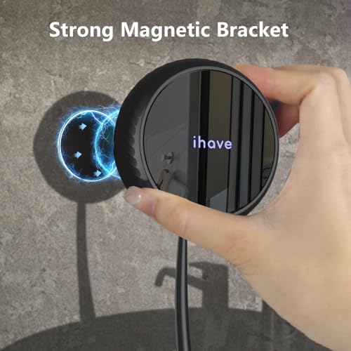 iHave معقم فرشاة الأسنان iHave – حوامل فرشاة الأسنان UV المثبتة على الحائط للحمامات، ملحقات حمام أنيقة وديكور حمام للمنزل وRV، أساسيات السفر، أدوات رائعة (أبيض) - Image 4