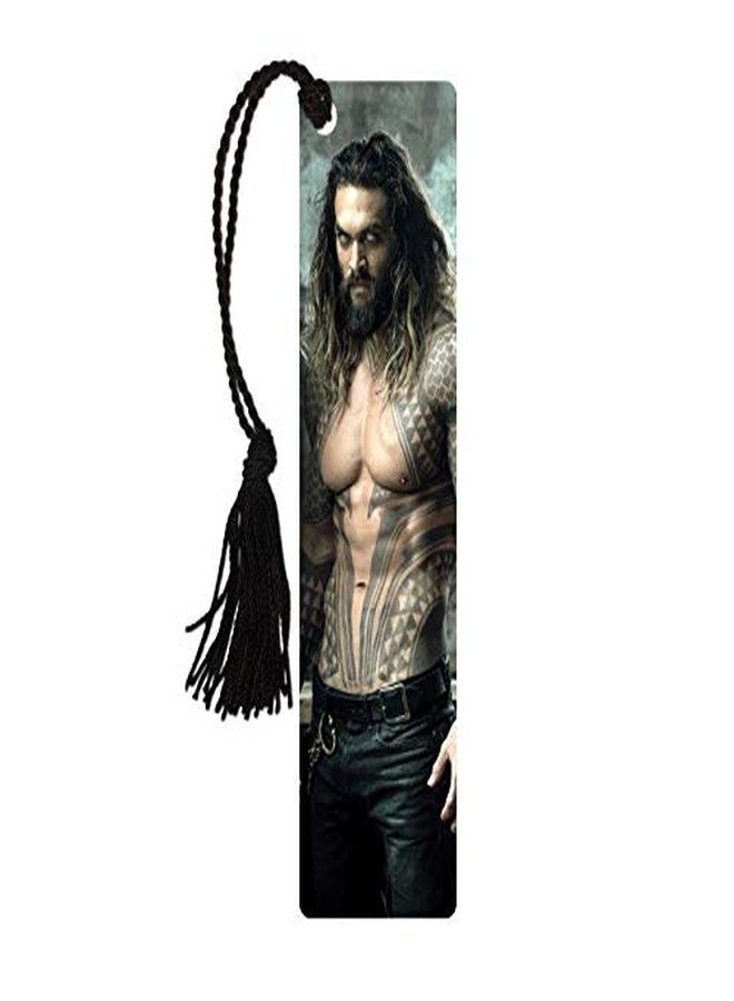 Trend Setters Jason Momoa Aquaman - Justice League Movie - Glossy Tassel Bookmark for Gifting Collecting USBMP813 - Image 1