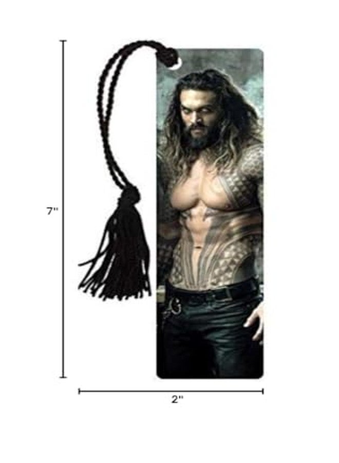 Trend Setters Jason Momoa Aquaman - Justice League Movie - Glossy Tassel Bookmark for Gifting Collecting USBMP813 - Image 4
