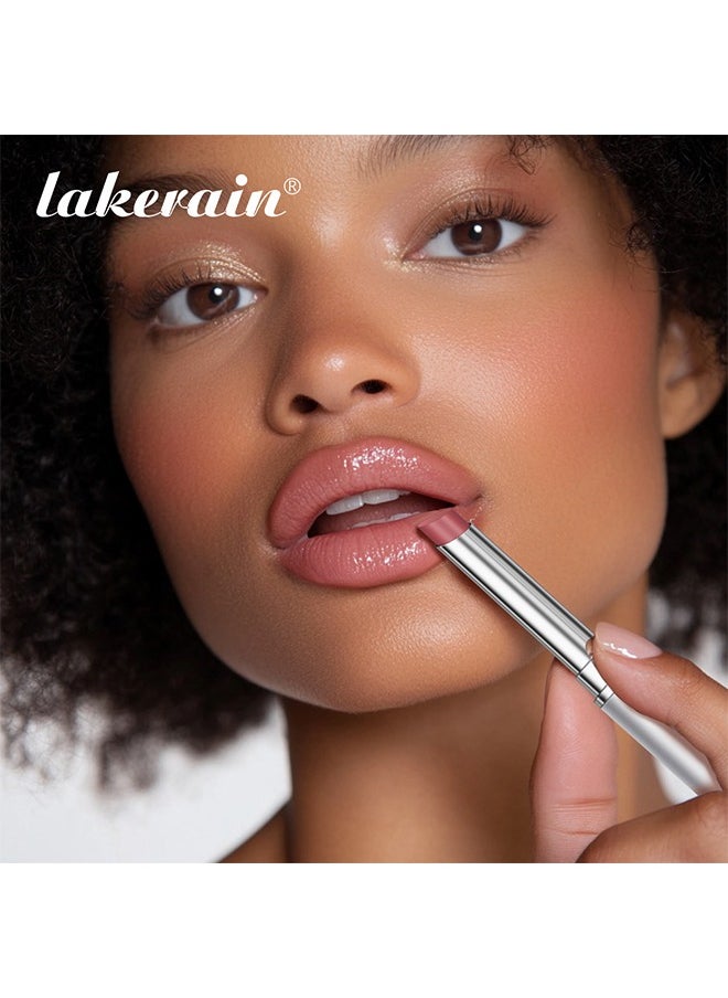lakerain Pink Honey Lip Stick - Hydrating Natural Glossy Lip Balm ,Moisturizing Lip Tint Makeup Lip Care Balm For Dry Lips Lip tint Nursing,Vitamin E Tinted Cosmetic Lip Stain Make Up  - Image 3