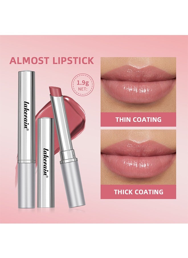 lakerain Pink Honey Lip Stick - Hydrating Natural Glossy Lip Balm ,Moisturizing Lip Tint Makeup Lip Care Balm For Dry Lips Lip tint Nursing,Vitamin E Tinted Cosmetic Lip Stain Make Up  - Image 4