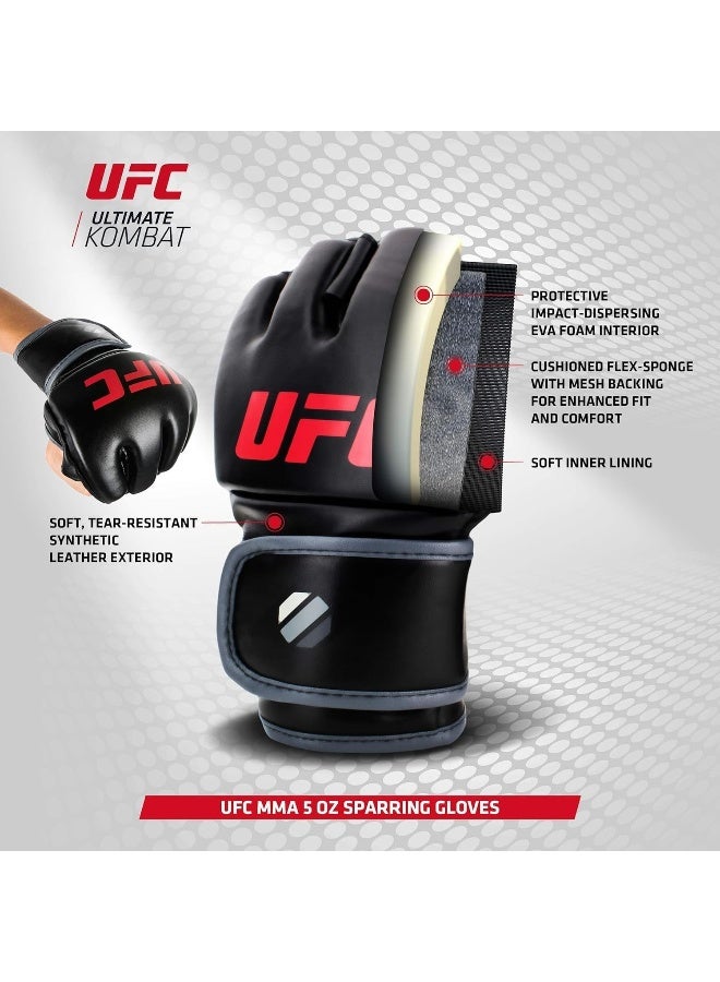 Ufc قفازات تدريب صالة الألعاب الرياضية لفنون القتال المختلطة UFC Fitness MMA 5oz - Image 5