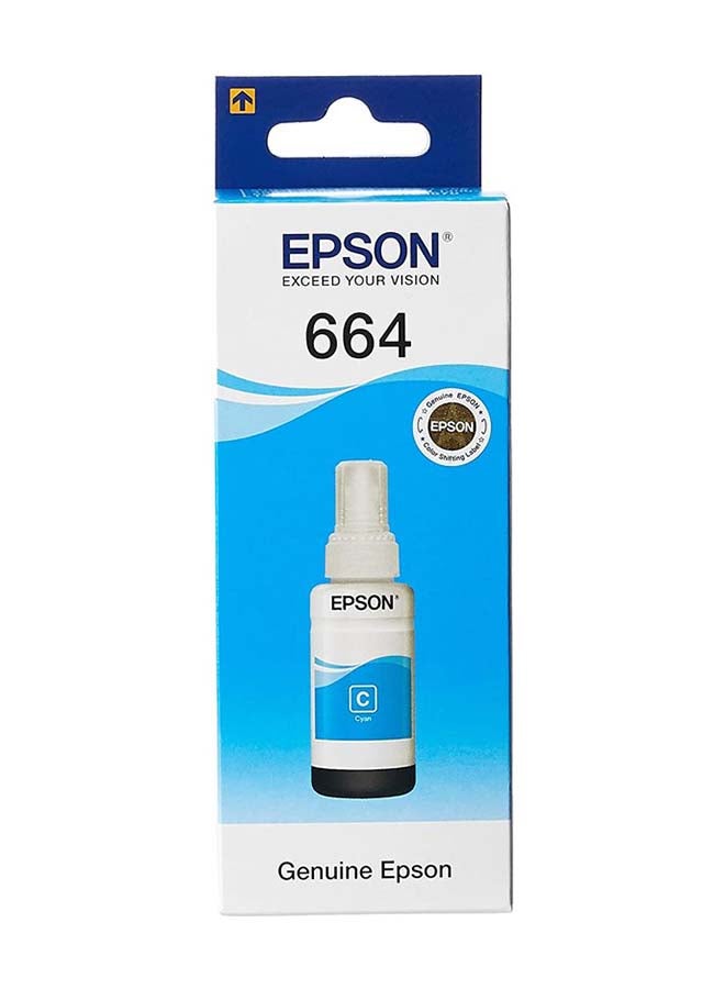 664 Refilling Ink Bottle 70ml Cyan