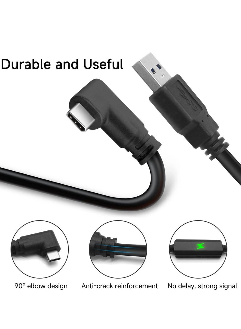 كابل رابط متوافق مع ميتا كويست 3، لتمديد وقت اللعب، كابل شحن USB A إلى USB C بطول 16 قدم متوافق مع Oculus Quest 2/ نظارات Pico VR والاتصال بالكمبيوتر - Image 3
