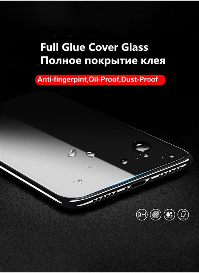 Realfrog - 2 Pieces Full Cover Glass Screen Protector For Motorola Edge 60 Fusion 5G Black/Clear and Screen Protector Accessorie - Image 1