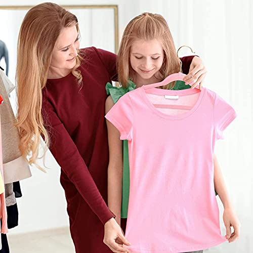 Ash  Roh Ash & Roh Velvet Hanger Swivel Rose Gold Hooks, Stronger Than Standard Velvet Hangers Space Saving Velvet Hanger (Peach, Pack of - 6, plastic & acrylonitrile butadiene styrene) - Image 3