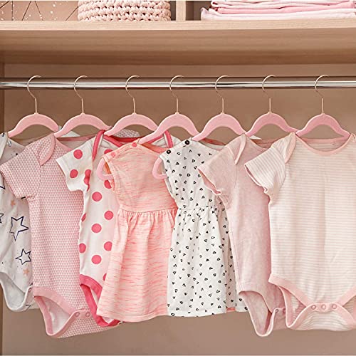 Ash  Roh Ash & Roh Velvet Hanger Swivel Rose Gold Hooks, Stronger Than Standard Velvet Hangers Space Saving Velvet Hanger (Peach, Pack of - 6, plastic & acrylonitrile butadiene styrene) - Image 5