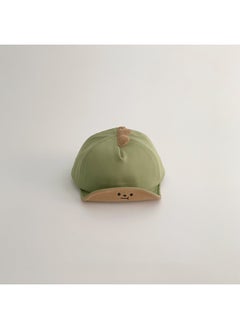 Little Red Book Recommend Baby Hat 2024 Cute Super Cute Ins Soft Brim Sun Protection Baby Cap Sun Visor Hat-Color:tender Green--Specifications:44-46CM (recommended Age 3 Months -16 Months)