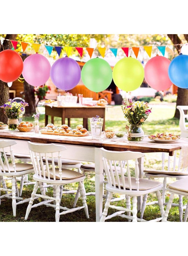 RUBFAC 80 Punch Balloons, Party Favors for Kids, Thickened Heavy Duty Neon Punching Bounce Balloon for Birthday Goodie Bag Stuffers Exciting Outdoor Play Supply - Image 5