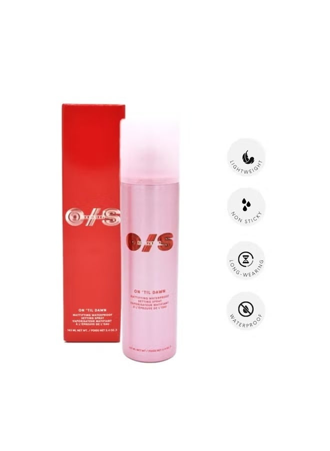 O/S On 'Til Dawn Mattifying Waterproof Setting Spray – 3.4oz / 143ml - Image 4