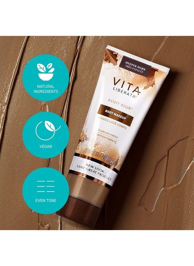 Vita Liberata - Body Blur, Leg and Body Makeup. Skin Perfecting Body Foundation for Flawless Bronze, Easy Application, Radiant Glow, Evens Skin Tone,  New Packaging - Image 1