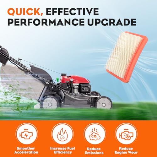 Hipa فلتر هواء HIPA 17211-Z8B-901 لجزازة العشب هوندا HRR2169VKA هارموني II HRR216 HRR216VKA HRR216PKA HRR2169PKA GCV160LAO GCV190LA (عبوة 2)  - Image 4