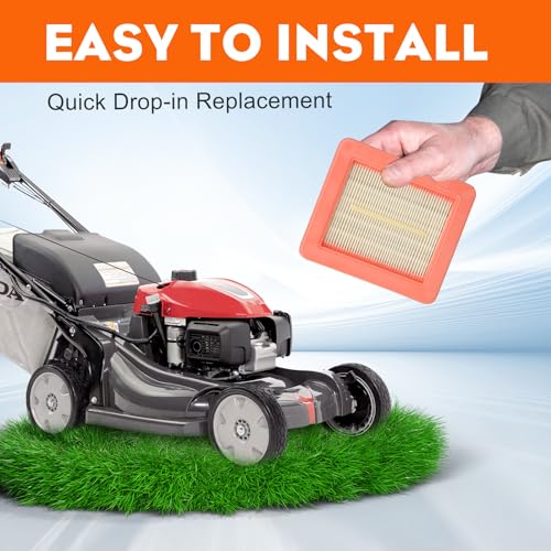 Hipa فلتر هواء HIPA 17211-Z8B-901 لجزازة العشب هوندا HRR2169VKA هارموني II HRR216 HRR216VKA HRR216PKA HRR2169PKA GCV160LAO GCV190LA (عبوة 2)  - Image 5