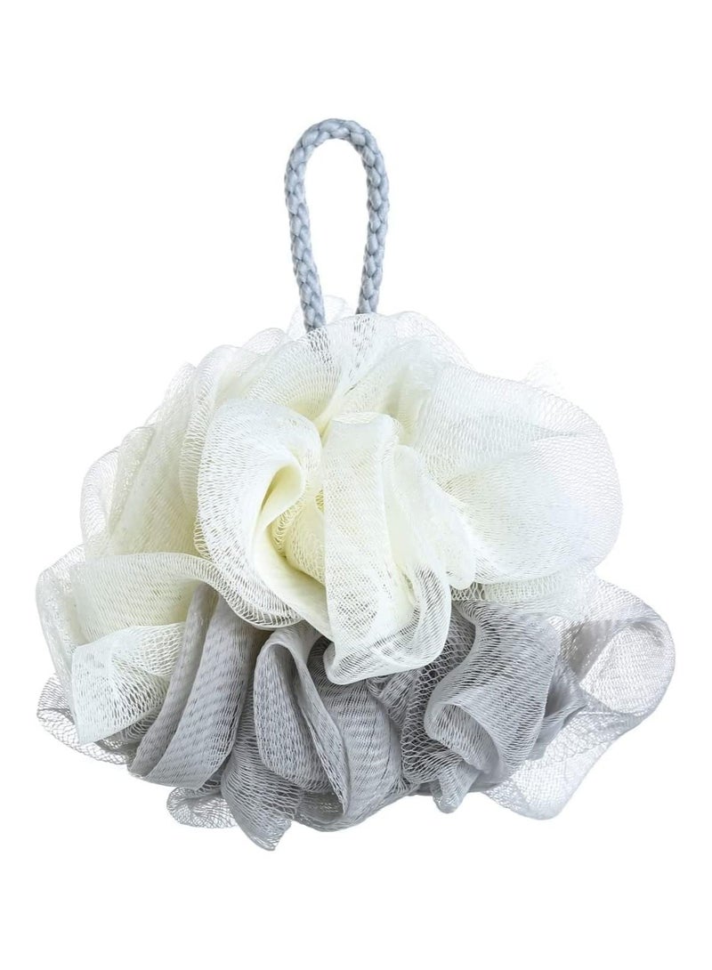 Loofah Shower Pouf Bath Sponge Back Scrubber Lufah Bath Shower - Puff Body Scrubber Exfoliator Sponge for Body Wash Shower for Women and Men (Multicolor) - Image 2