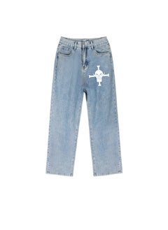 KUYING New One Piece Wide Leg Casual Jeans  - Image 1