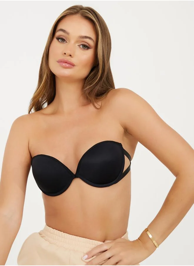 Styli Pack of 2 - Solid Bandeau Padded Bra