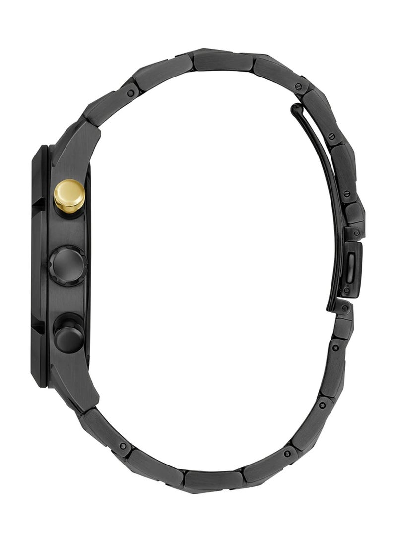 GUESS Men’s Black Multi-Function Stainless Steel Band Watch GW0714G4 - 44mm - Image 3