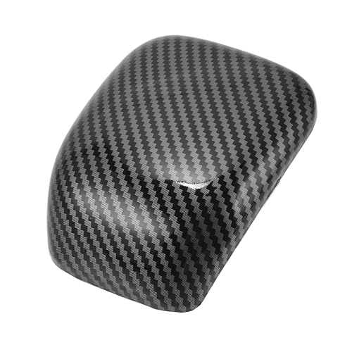 TUCKBOLD ABS Gear Shift Knob Button Cover for MercedesBenz A CLA Class W177 C118 W118 X118 Carbon Fiber Black - Image 1