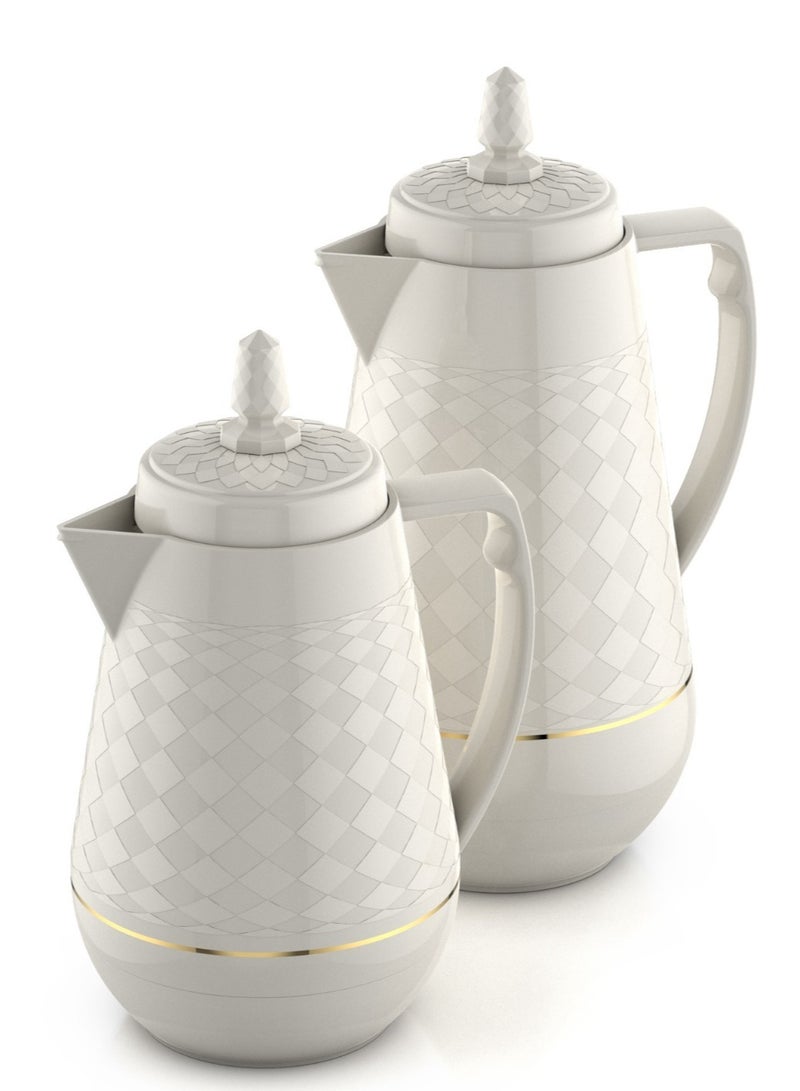 Home Master 1.5-liter tea thermos set from home master – Elegant design with a double thermal insulation to keep hot and cold for long hours. 