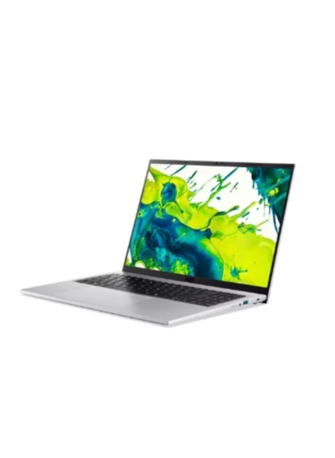 أيسر Acer Aspire Go 16 AG16-71P-77WK Intel Core 7 150U 512GB SSD 16GB Ram Intel Graphics 16" Inch WUXGA - Silver silver - Image 2