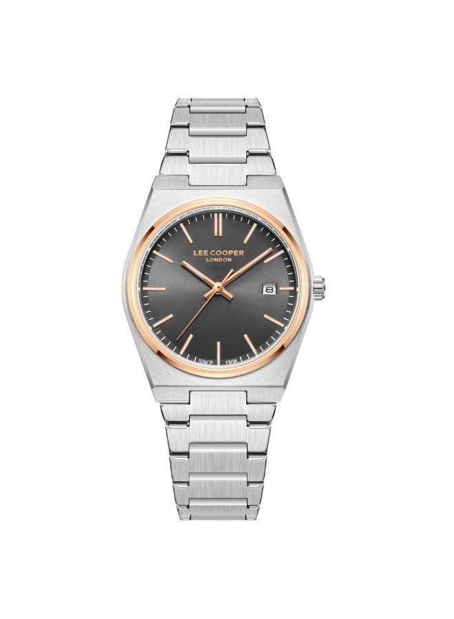 Lee Cooper ساعة معدنية أنالوج للنساء LC08195.560 - 35 مم - Image 1