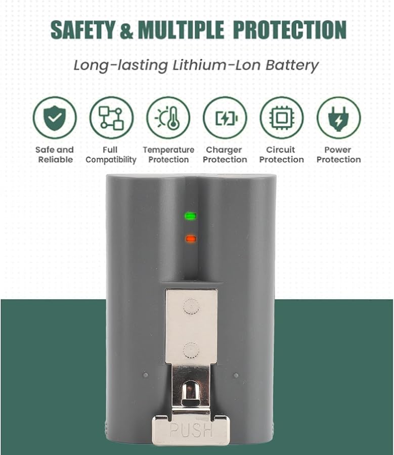 بطارية بديلة Asixxsix 8000mAh لكاميرا جرس الفيديو 2 و3 و3plus و4 (4 قطع) - Image 4