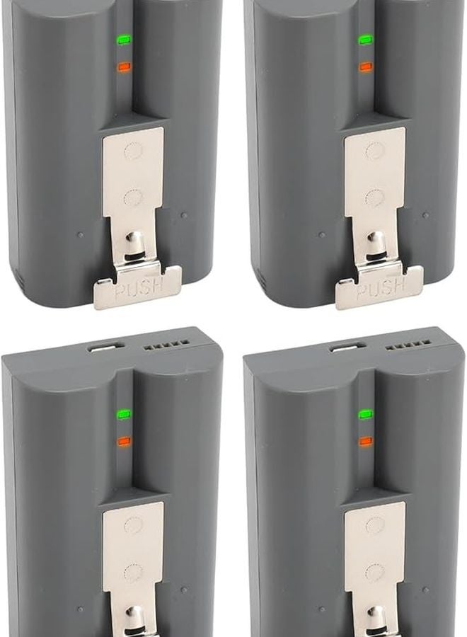 بطارية بديلة Asixxsix 8000mAh لكاميرا جرس الفيديو 2 و3 و3plus و4 (4 قطع) - Image 2