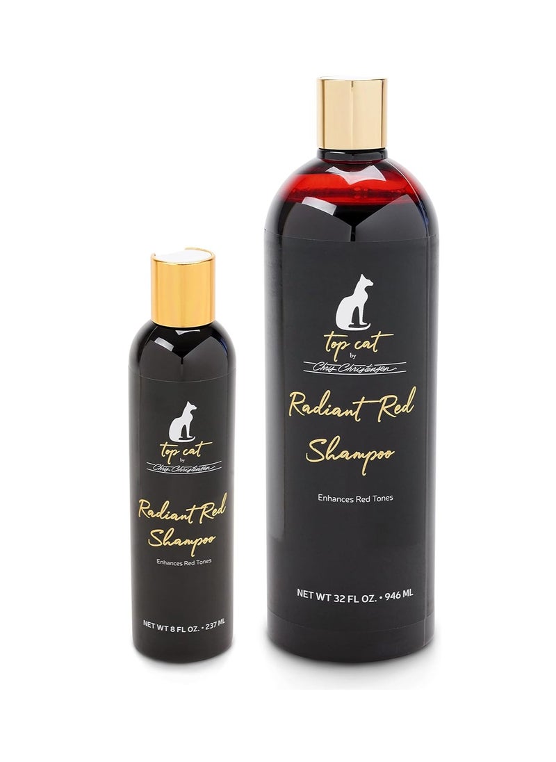 Chris Christensen Topcat Radiant Red Shampoo 236ml  - Image 2