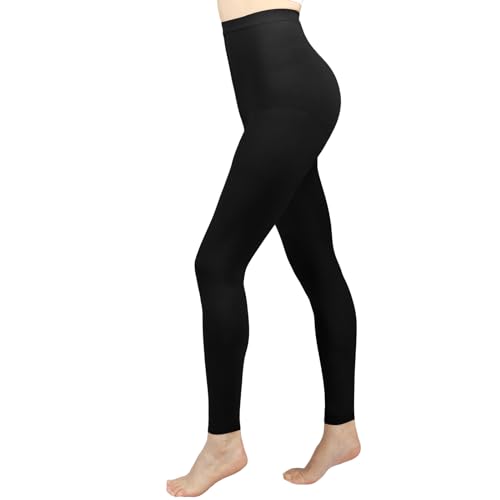 Laubawck Compression Pantyhose for Women, 20-30 mmHg Footless Medical Compression Stockings, Waist High Opaque Graduated Support Compression Hose Tights for Edema, Varicose Veins, Swelling - Image 5