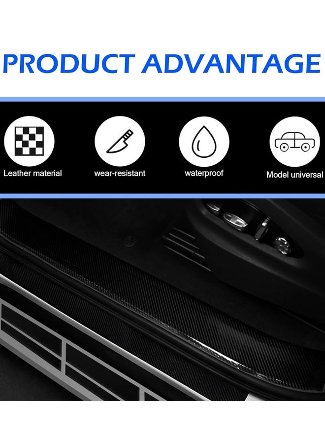 Car Door Edge Guards,5D Carbon Fiber Vinyl Wrap Film, Auto Door Bumper Strips, Universal for Most Cars (1.97In x 32.8Ft) - Image 4