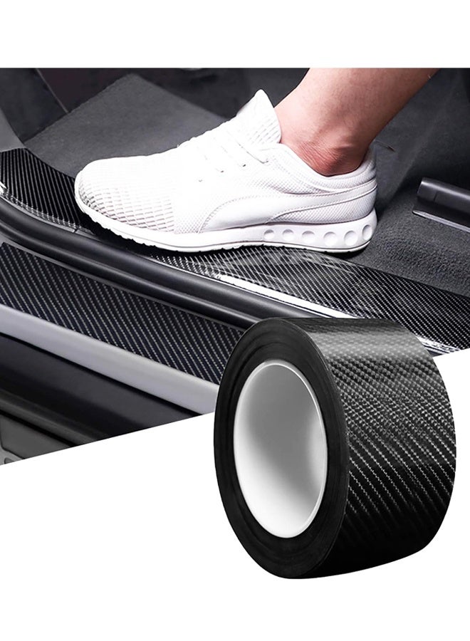 Car Door Edge Guards,5D Carbon Fiber Vinyl Wrap Film, Auto Door Bumper Strips, Universal for Most Cars (1.97In x 32.8Ft) - Image 1