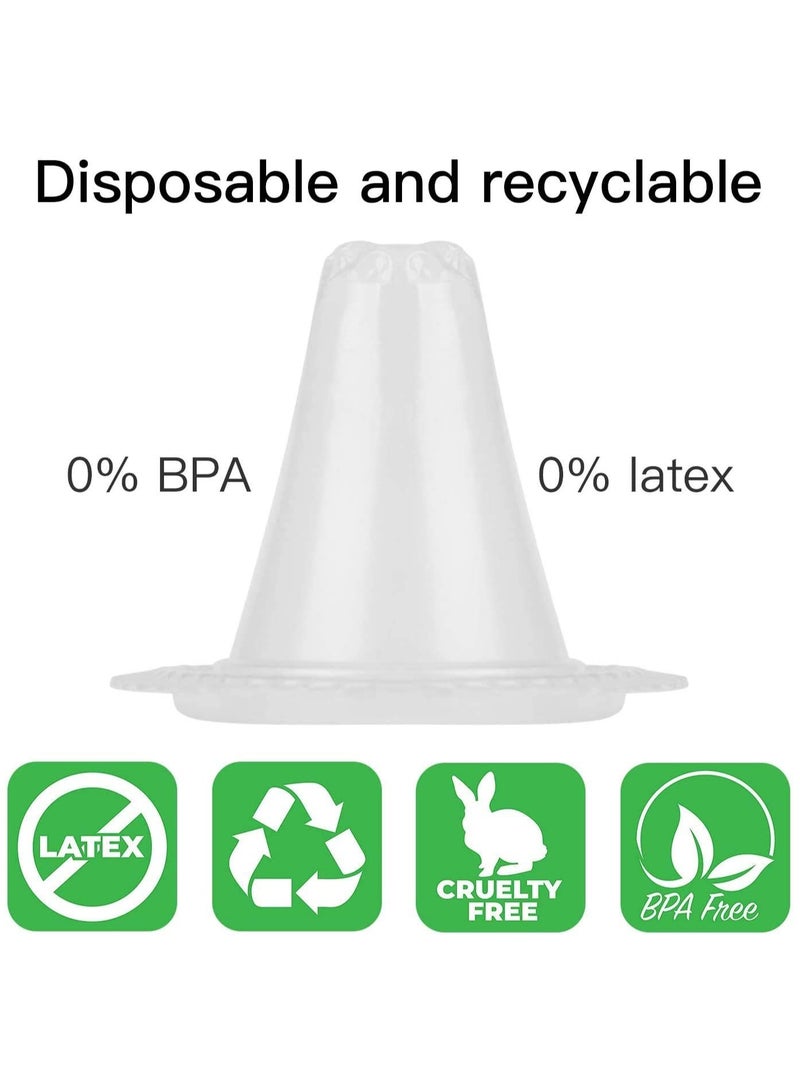 SYOSI Disposable Ear Thermometer Probe Covers BPA and Latex Free Clear Replacement Caps for Braun ThermoScan Models 100 Pack - Image 2