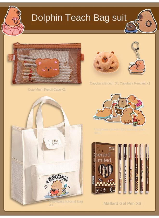 Bluejw Kappi Bala Stationery Suit Gift Box Blind Box Students High Color Value Hand Account Supplies Primary School Students Learning Girls Girls - Image 1