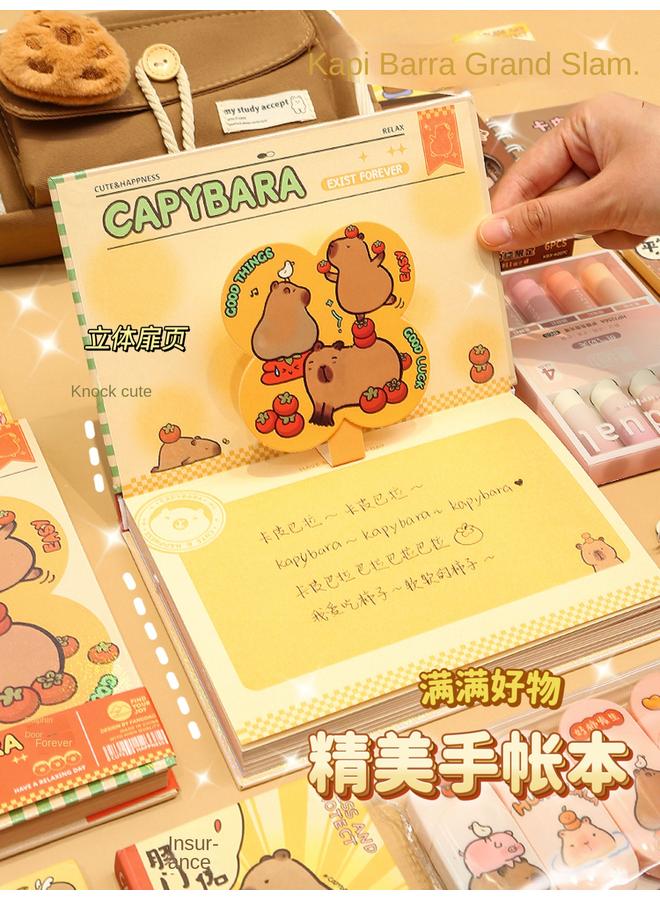 Bluejw Kappi Bala Stationery Suit Gift Box Blind Box Students High Color Value Hand Account Supplies Primary School Students Learning Girls Girls - Image 3