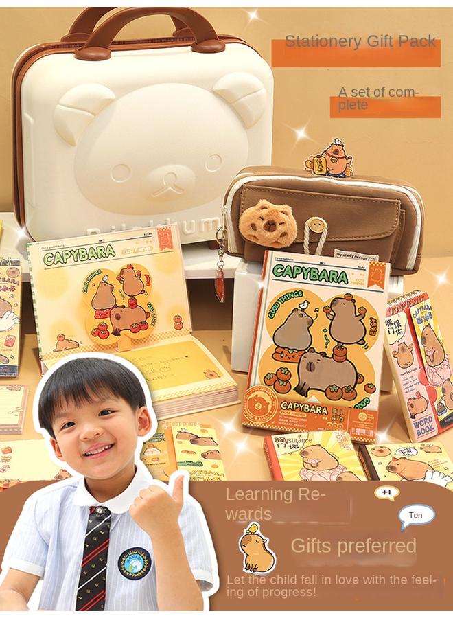 Bluejw Kappi Bala Stationery Suit Gift Box Blind Box Students High Color Value Hand Account Supplies Primary School Students Learning Girls Girls - Image 5