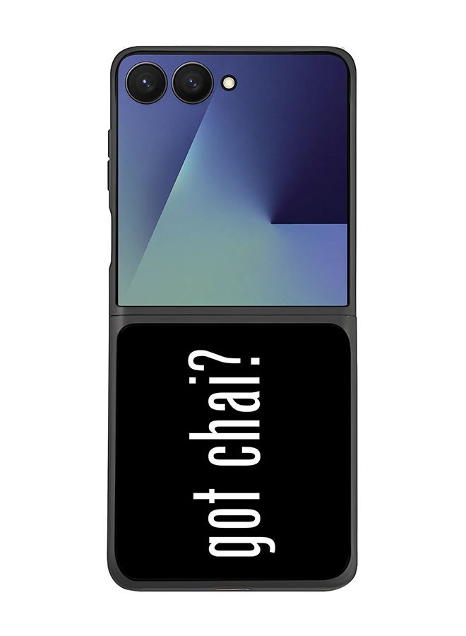 Stylizedd For Samsung Galaxy Z Flip7 Case,Slim fit Camera Protection, Shockproof Thin Phone cover  - Got Chai