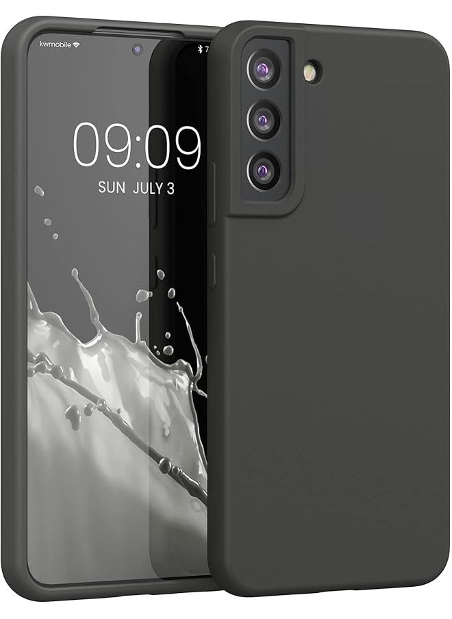 erorex - Case For Samsung Galaxy S22 Case Silicone Case Soft Microfiber Lining Protective Case Cover For Samsung S22 Not Original S22 Black - Image 1